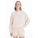 Ted Baker Bisiklet Yaka Balon Sweatshirt, L, TBSS26FTSS003, Bej, kadın