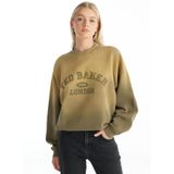 Ted Baker Bisiklet Yaka Baskılı Koyu Yeşil Sweatshirt, M, 5003320889, Koyu Yeşil, kadın