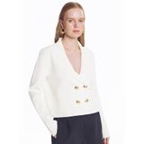 Ted Baker Blazer Ceket, M, 5003370385, Ekru, Kadın