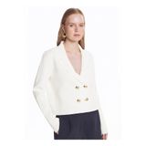 Ted Baker Blazer Ceket, XS, 5003370385, Ekru, Kadın