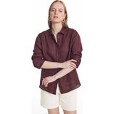 Ted Baker Bordo Kadın Gömlek TBWRSH2096-1 - Vişne