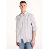 Ted Baker Çizgili Gömlek, M, 5003365035, Haki, Erkek