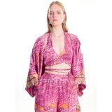 Ted Baker Dökümlü Şal Ceket, M/L, 5003370645, Pembe, Kadın