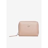Ted Baker Fermuar Kapamalı Deri Cüzdan, Medium, TBFW25FSLG003, Vizon, kadın