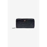 Ted Baker Fermuar Kapamalı Uzun Deri Cüzdan, Medium, TBFW25FSLG002, Siyah, kadın