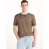 Ted Baker Haki Erkek Triko T-Shirt TBMRKW2044