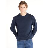 Ted Baker Kabartma Logo Bisiklet Yaka Sweatshirt, M, TBFW25MTSS008, Lacivert, erkek