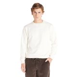 Ted Baker Kabartma Logolu Bisiklet Yaka Sweatshirt, M, TBFW25MTSS008, Ekru, erkek