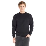 Ted Baker Kabartma Logolu Bisiklet Yaka Sweatshirt, M, TBFW25MTSS009, Siyah, erkek