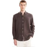 Ted Baker Kahverengi Erkek Gömlek TBMRSH2034-1 - XL - Açık Kahve