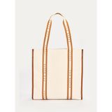 Ted Baker Keten Omuz Çantası, Standart, TBSS26FBAG039, Bej, Kadın