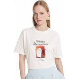 Ted Baker Kırık Beyaz Kadın T-Shirt TBWRTS1054-2 - M