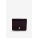 Ted Baker Koyu Kahverengi Küçük Boy Kırışık Deri Cüzdan, Small, TBSS26FSLG007, Koyu Kahverengi, kadın