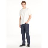 Ted Baker Koyu Lacivert Oxford Straight Fit Jean Pantolon, 36, TBFW25MJEA002, Koyu Lacivert, Erkek