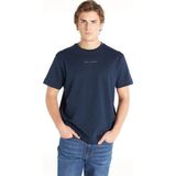 Ted Baker Lacivert Erkek Standart Baskılı T-Shirt TBMRTS1037 - XL