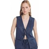 Ted Baker Lacivert Kadın Çizgili Yelek TBWRJC2002 - 34
