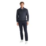 Ted Baker Lastikli Bel Slim Straight Pantolon, 46, TBMRTR1042, Lacivert, Erkek