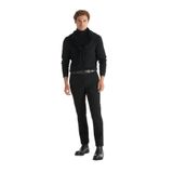 Ted Baker Lastikli Bel Slim Straight Pantolon, 52, TBMRTR1042, Siyah, Erkek