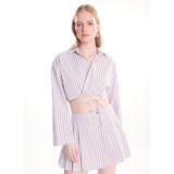 Ted Baker Lila Taşlı Gömlek, M, 5003370444, Bej, Kadın