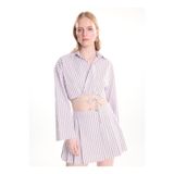 Ted Baker Lila Taşlı Gömlek, S, 5003370444, Bej, Kadın