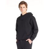 Ted Baker Logolu Kapüşonlu Sweatshirt, XL, TBFW25MTSS010, Siyah, erkek
