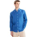 Ted Baker Mavi Erkek Gömlek TBMRSH2034-1 - 2XL