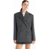 Ted Baker Oversized Antrasit Kadın Ceket TBWRJC1017-2 - 34