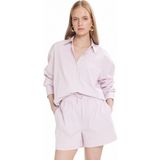 Ted Baker Pembe - Beyaz Kadın Gömlek TBWRSH2082-2