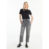 Ted Baker Regent Tapered Fit Jean Pantolon, 29, TBFW25FJEA012, Antrasit, Kadın