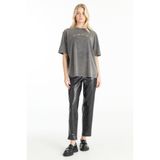 Ted Baker SİYAH SUNİ DERİ HAVUÇ PANTOLON