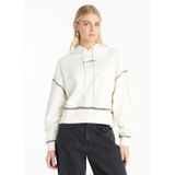 Ted Baker Spreyli Kapüşonlu Sweatshirt, XS, TBFW25FTSS010, Ekru, kadın
