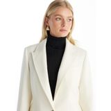 Ted Baker Tailored Fit Kırık Beyaz Ceket, 38, TBWRJC1016, Kırık Beyaz, Kadın