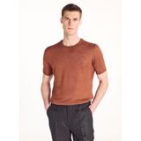 Ted Baker Triko T-shirt 2XL, XL, 5003365027, Kiremit, Erkek