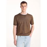 Ted Baker Triko T-shirt Açık Kahve 2XL, L, 5003364786, Açık Kahve, Erkek