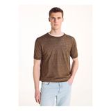 Ted Baker Triko T-shirt Açık Kahve 2XL, M, 5003364786, Açık Kahve, Erkek