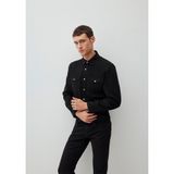 Ted Koyu Dumanlı Denim Jean Gömlek Slim Fit/Dar Kesim 0210909-87934
