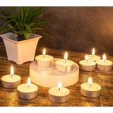 Tedaks 20 Li Yuvarlak Mum Sarı Tealight Mum Doğum Günü Parti Süsleme - 20 Li Yuvarlak Sarı