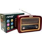 Tedaks Taşınabilir Klasik Am/fm/sw Transistör Retro Nostaljik Radyo USB Şarjlı - Ahşap