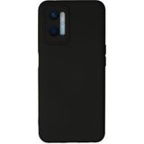 Tedar Oppo A96 Kılıf Nano Içi Kadife Silikon - Siyah Najmaddin - Renkli