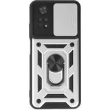 Tedar Xiaomi Poco M4 Pro 4g Kılıf Pars Lens Yüzüklü Silikon - Gümüş Najmaddin - Renkli