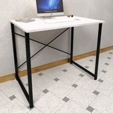 Tedarik Center Çalışma Masası Metal Ayaklı Bilgisayar Masası - Beyaz - Y: 75 cm D: 60 cm G: 90 cm