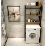 Tedarik Center Çamaşır Makinesi Üstü Düzenleyici 3 Katlı Raf Çok Amaçlı 3 Raflı Banyo Düzenleyici - Atlantik Çam