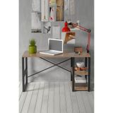 Tedarikcenter Çalışma Masası 120x60 Cm Raflı Bilgisayar Masası Kitaplıklı Çalışma Masası