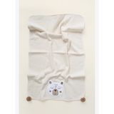 Teddy %100 Pamuk Bebek Havlusu Krem 50x70 cm
