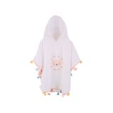 Teddy Bear Bambu Unisex Bebek ve Çocuk Panço Havlu