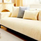 Teddy Kıvırck Peluş Üç Kişilik Koltuk Örtüsü Oturma Alanı Sadece ( 1ADET ) Ölçüm 75 x 190 cm - Taş