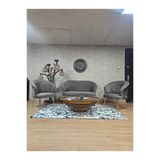 Teddy Takım Gold Kaplama Sivriltme Ayak Çay Seti Koltuk - Berjer , Balkon, Salon, Ofis Kahverengi Renk 40 X 125 Boyut/Ebat
