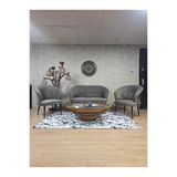 Teddy Takım Siyah Boyalı Sivriltme Ayak Çay Seti Koltuk - Berjer , Balkon, Salon, Ofis Kahverengi Renk 40 X 125 Boyut/Ebat