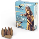 Tedisanat Amber Misk Konik Tütsü | Yoğun Kalıcı Koku & Aromaterapi Konik Tütsü 2' Li