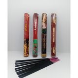 Tedisanat Çubuk Tütsü 80 Adet (4 Paket) Odunsu Kokular Sandal-Amber-Ud-Palosanto - Siyah - Turuncu - Sarı - Kırmızı